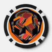 Geo-Würfel Pokerchips (Rückseite)