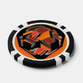 Geo-Würfel Pokerchips (Einzeln)