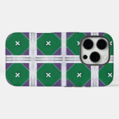 Geo X Lila und grüne iPhone-Gehäuse Case-Mate iPhone Hülle (Rückseite (Horizontal))