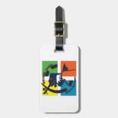 GEOCACHE ALASKA U. STAATS-MOTTO GEPÄCKANHÄNGER (Vorderseite vertikal)