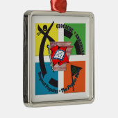 GEOCACHE ARKANSAS MOTTO-MENSCHENREGEL ORNAMENT AUS METALL (Rechts)