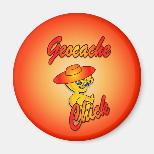 Geocache Chick #5 Magnet (Vorne)
