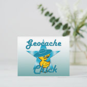 Geocache Chick #7 Postkarte (Stehend Vorderseite)