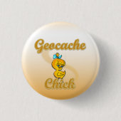 Geocache Chick Button (Vorderseite)