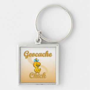 Geocache Chick Schlüsselanhänger