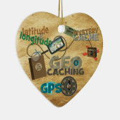 Geocache Fieber - Anpassen Keramik Ornament (Rechts)