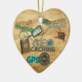 Geocache Fieber - Anpassen Keramik Ornament (Links)