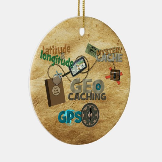 Geocache Fieber - Anpassen Keramikornament (Rechts)