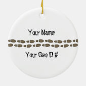 Geocache Fieber - Anpassen Keramikornament (Hinten)