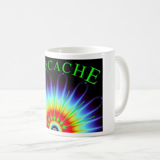 Geocache Fraktal Kaffeetasse (VorderseiteRechts)