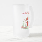 Geocache Geschenk - Cache mir, wenn du kannst! Ges Mattglas Bierglas (VorderseiteRechts)