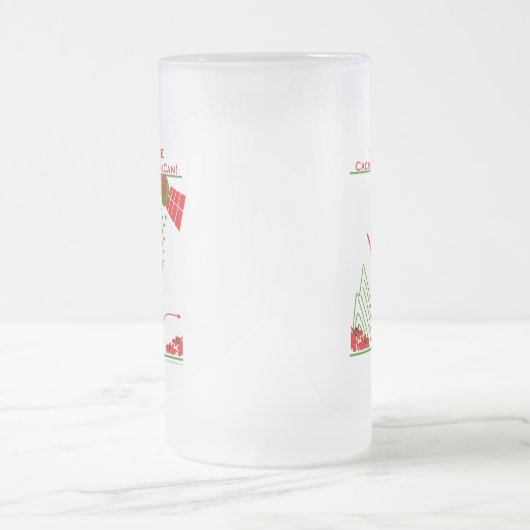 Geocache Geschenk - Cache mir, wenn du kannst! Ges Mattglas Bierglas (Mittel)