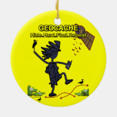 Geocache Hide Hide Finde III Keramik Ornament (Hinten)
