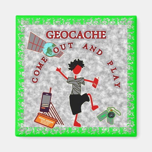 Geocache kommt raus und spielt magnet (Vorne)