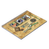 Geocache Triple Foto Journal Notizblock (Linke Seite)