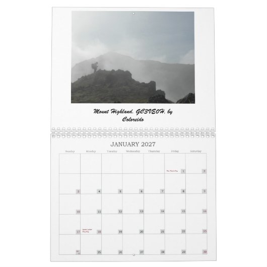 GeocacheAlaska 2013 Monatskalender Kalender (Jan 2027)