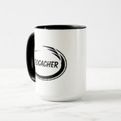 Geocacher Black Splash Tasse (Vorderseite Links)
