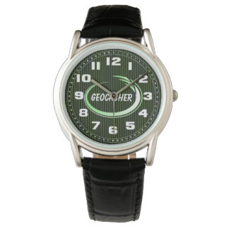 Geocacher Green Splash Armbanduhr