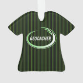 Geocacher Green Splash Ornament (Rückseite)