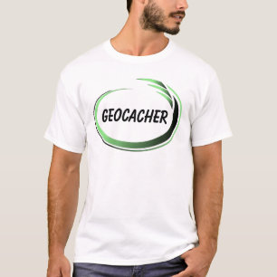 Geocacher Green Splash T - Shirt