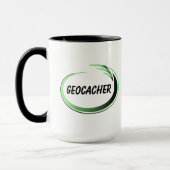 Geocacher Green Splash Tasse (Links)