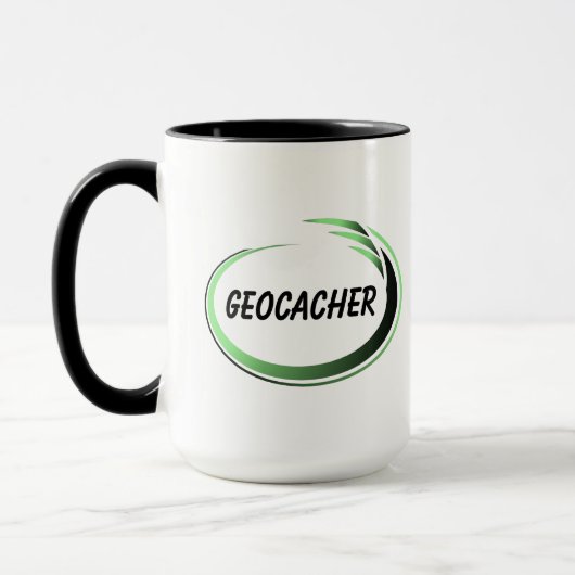 Geocacher Green Splash Tasse (Links)