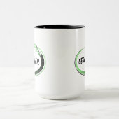 Geocacher Green Splash Tasse (Zentrum)
