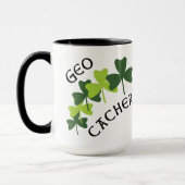 Geocacher-Kleeblätter Tasse (Links)