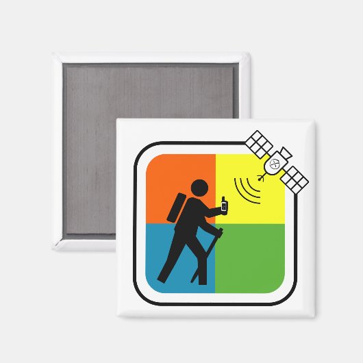 GeoCacher Magnet (Vorderseite/Rückseite)