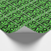 Geocacher, Navigation Hobby Geschenkpapier (Ecke)