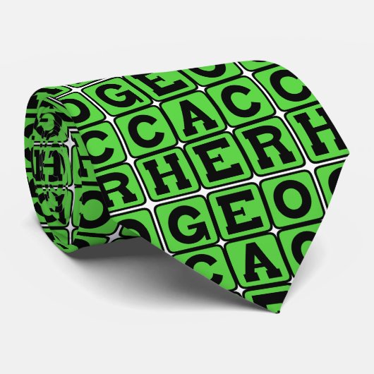 Geocacher, Navigation Hobby Krawatte (Gerollt)