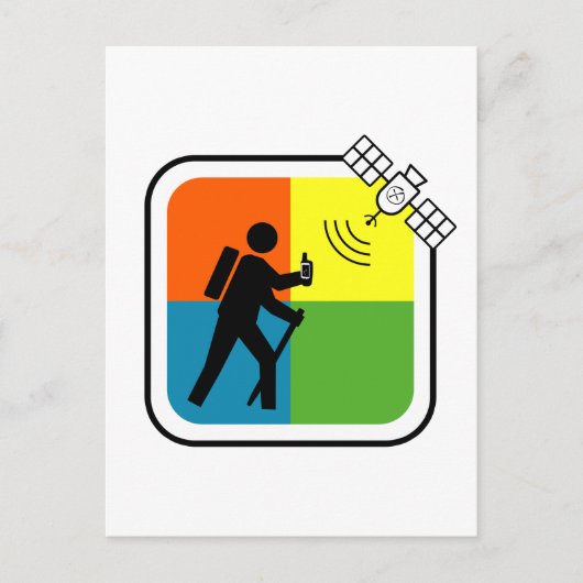 GeoCacher Postkarte (Vorderseite)