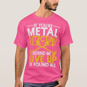 Geocacher Schatzsucher Metalldetektor T-Shirt