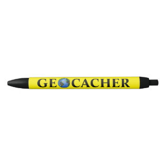 Geocacher Stift-Erde mit Geocaching kennzeichnet Kugelschreiber