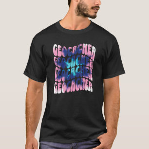 Geocacher Tie Dye Geocaching Wandern Natur Männer T-Shirt