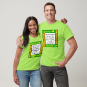 Geocacher verlor den Geist in Grün T-Shirt (Unisex)