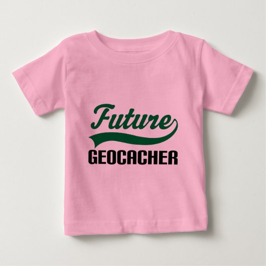 Geocacher (Zukunft) Baby T-shirt (Vorderseite)