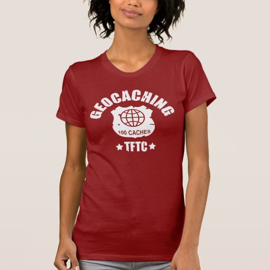 Geocaching Award 100 T-Shirt (Vorderseite)