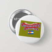 Geocaching Colorado Knopf Button (Vorne & Hinten)