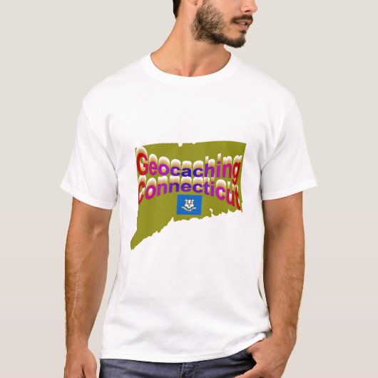 Geocaching Connecticut T-Shirt (Vorderseite)