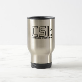 Geocaching CSI grafischer Entwurf rostfreie Tasse! Reisebecher