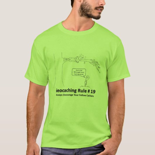 Geocaching DNF - Ermutigung 2 T-Shirt (Vorderseite)