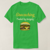 Geocaching durch Burgers Geocache Geocacher Ca T-Shirt (Design vorne)