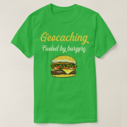 Geocaching durch Burgers Geocache Geocacher Ca T-Shirt (Design vorne)