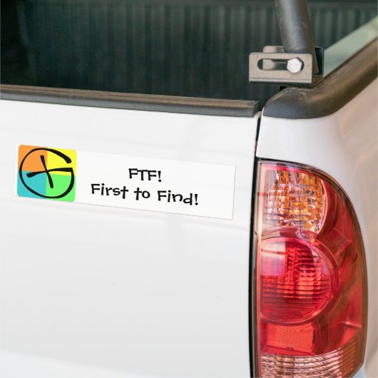 Geocaching FTF - Autoaufkleber (Auf Lkw)