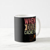 Geocaching Geocache Funny Geocacher Geocacher Sayi Kaffeetasse (VorderseiteRechts)