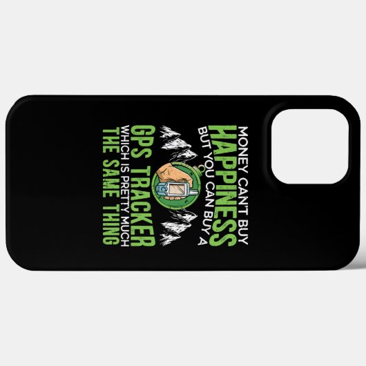 Geocaching Geocacher Cache GPS Tracking Treasure Case-Mate iPhone Hülle (Rückseite (Horizontal))