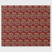 Geocaching Geschenkpapier (Flach)