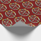 Geocaching Geschenkpapier (Ecke)