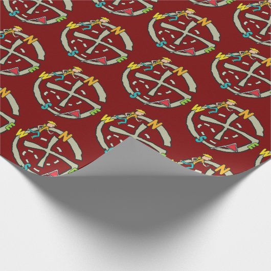 Geocaching Geschenkpapier (Ecke)